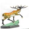 Image 9 : Wild Life Moose Bronze Sculpture