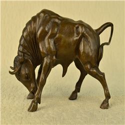 Male Bull Spanish Bronze Sculpture