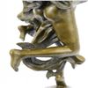 Image 8 : Pandora Box with Flying Mercury Bronze Sculpture on Marble Base Statue