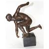 Image 3 : Nude Male Bronze on Marble Base Sculpture