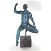 Image 10 : Geometric Man on Marble Base Bronze Sculpture