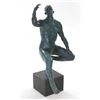 Image 1 : Geometric Man on Marble Base Bronze Sculpture