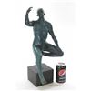 Image 2 : Geometric Man on Marble Base Bronze Sculpture