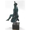 Image 5 : Geometric Man on Marble Base Bronze Sculpture