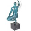 Image 6 : Geometric Man on Marble Base Bronze Sculpture