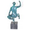 Image 7 : Geometric Man on Marble Base Bronze Sculpture