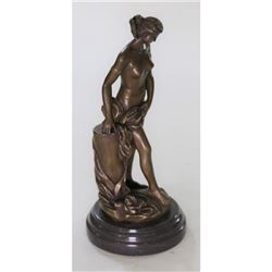 Erotic Artwork Nude Woman Female Bronze Sculpture