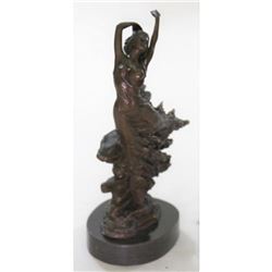 Sensual Mermaid Sea Goddess Bronze Sculpture