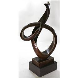 Abstract Cubism Bronze Sculpture