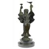 Image 4 : Torch of Victory Tall Woman Bronze Statue