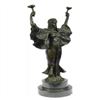Image 5 : Torch of Victory Tall Woman Bronze Statue