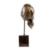 Image 2 : Skeleton Head Bust Halloween Bronze Sculpture