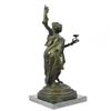 Image 9 : Snake Charmer Bronze Statue on Marble Base Sculpture