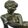Image 2 : Ernst Nude Woman with Butterfly Bronze Sculpture