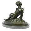 Image 8 : Ernst Nude Woman with Butterfly Bronze Sculpture