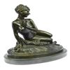 Image 9 : Ernst Nude Woman with Butterfly Bronze Sculpture