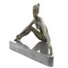 Image 1 : Abstract Female Gymnast Bronze Sculpture