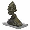 Image 1 : Abstract Man Bust Art Deco Bronze Sculpture