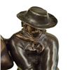 Image 2 : Cowboy Rodeo Horse Bronze Sculpture