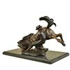 Image 5 : Cowboy Rodeo Horse Bronze Sculpture