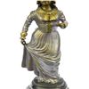 Image 3 : French Gal Bronze Figurine on Marble Base Sculpture