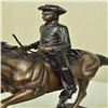 Image 3 : Soldier on Horse Bronze Statue on Marble Base Sculpture