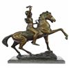 Image 3 : Man on Horse The Scalp Bronze Statue