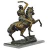 Image 8 : Man on Horse The Scalp Bronze Statue