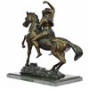 Image 9 : Man on Horse The Scalp Bronze Statue