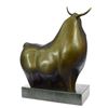 Image 2 : Abstract Modern Art Bull Bronze Sculpture