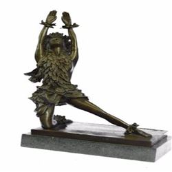 Hula Dodge Hawaiian Bronze Sculpture