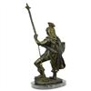 Image 2 : Roman Warrior with Armor Bronze Sculpture