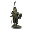 Image 4 : Roman Warrior with Armor Bronze Sculpture
