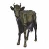 Image 1 : Female Cow Bull with Horn Bronze Farm Sculpture