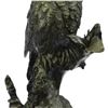Image 3 : Bronze Bird Owl Sculpture on Marble Base Statue