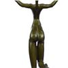 Image 9 : Nude Girl Bronze Sculpture on Marble Base Statue