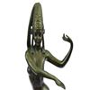 Image 6 : Egyptian Dancer Bronze Sculpture on Marble Base Statue