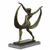 Image 2 : Nude Girl Dancer Bronze Statue