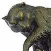 Image 2 : Lion With Cub Bronze Statue on Marble Base