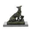 Image 1 : Greyhound Dog Bronze Sculpture