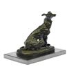 Image 9 : Greyhound Dog Bronze Sculpture