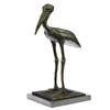 Image 1 : Stork Exotic Bird Bronze Sculpture