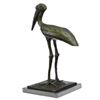 Image 2 : Stork Exotic Bird Bronze Sculpture