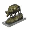Image 5 : Bull With Calf Bronze Sculpture