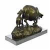 Image 8 : Bull With Calf Bronze Sculpture