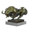 Image 5 : Modern Abstract Charging Bull Bronze Sculpture