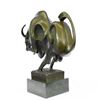 Image 6 : Modern Abstract Charging Bull Bronze Sculpture