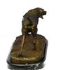 Image 3 : Foxhound Dog Bronze Statue