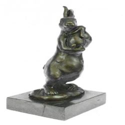 Bunny With Baby Bronze Statue