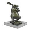 Image 2 : Bunny With Baby Bronze Statue